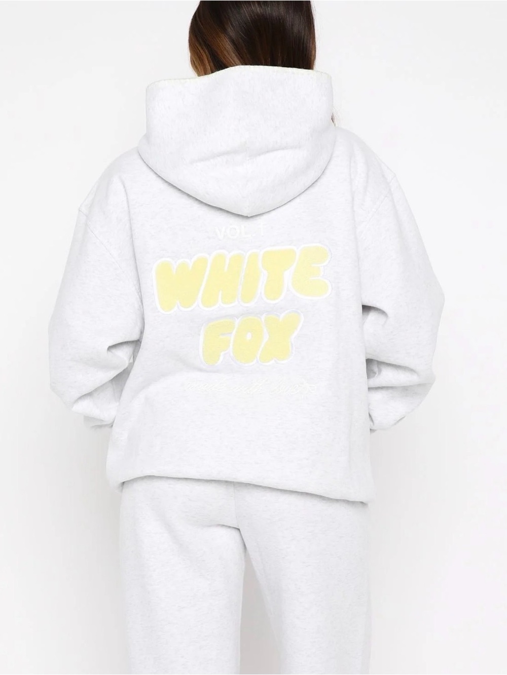 White Fox Vol. 1 Oversized Hoodie Grey Marle - Picture 11 of 11